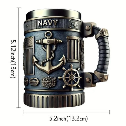 Patriotic Stainless Steel Drinking Mug