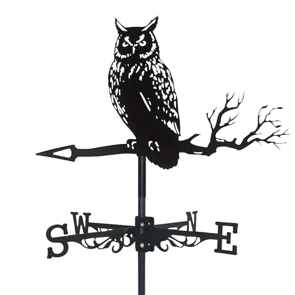 Owl Bird Stainless Steel Weathervane