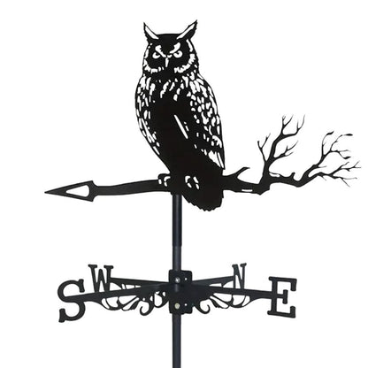 Owl Bird Stainless Steel Weathervane