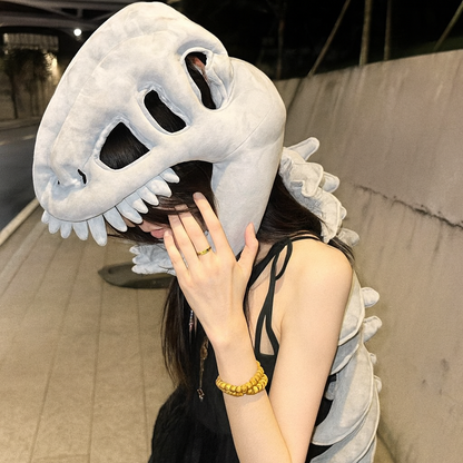 Plush Dinosaur Hooded Wearable Costume