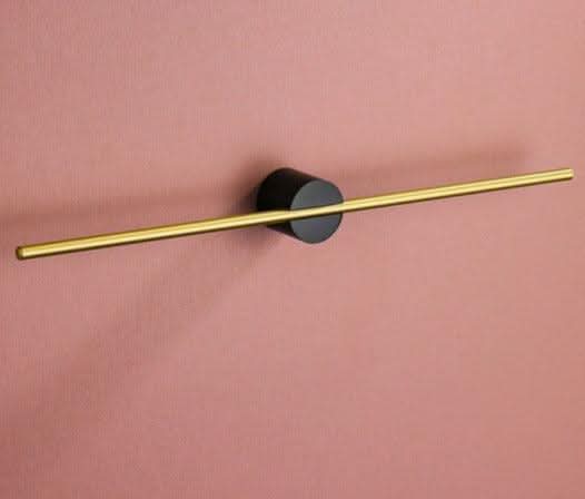 Kyler Modern Metal Towel Bar Large / Black / Gold | Lily & Eden