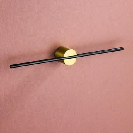 Kyler Modern Metal Towel Bar Small / Gold / Black | Lily & Eden