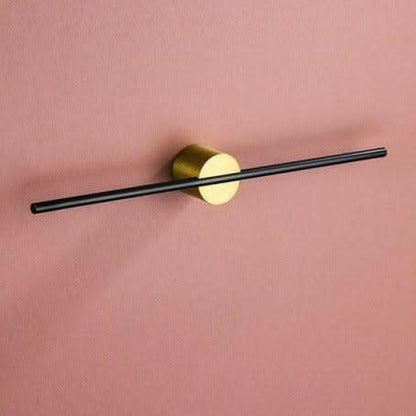 Kyler Modern Metal Towel Bar Small / Gold / Black | Lily & Eden