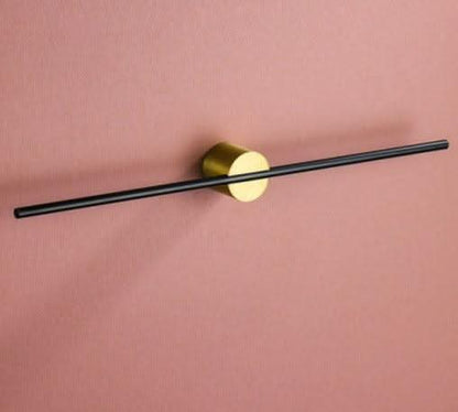 Kyler Modern Metal Towel Bar Large / Gold / Black | Lily & Eden