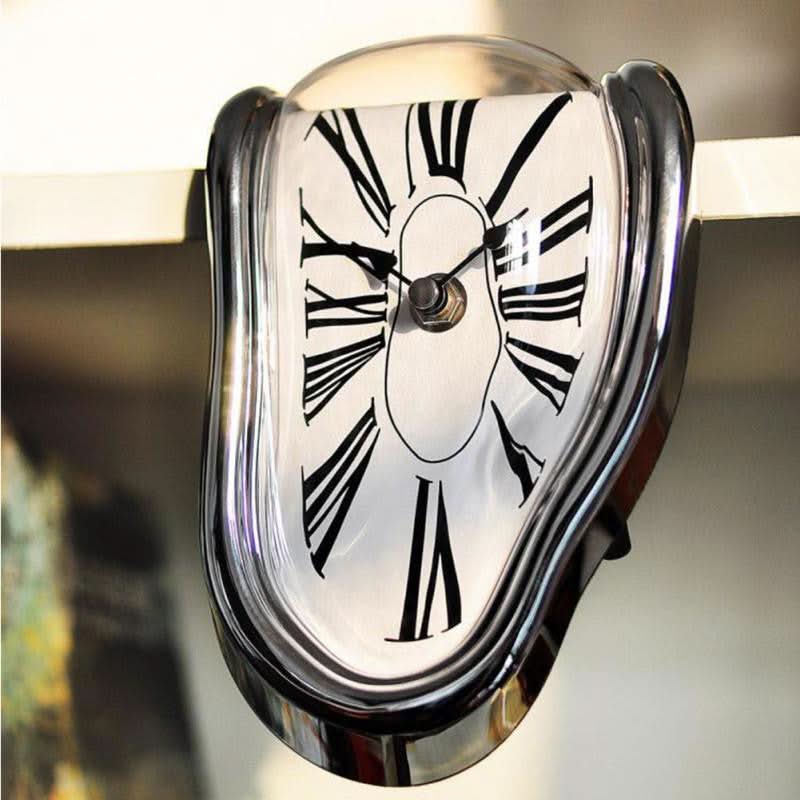 Surreal Melting Clock Art Decor Accent