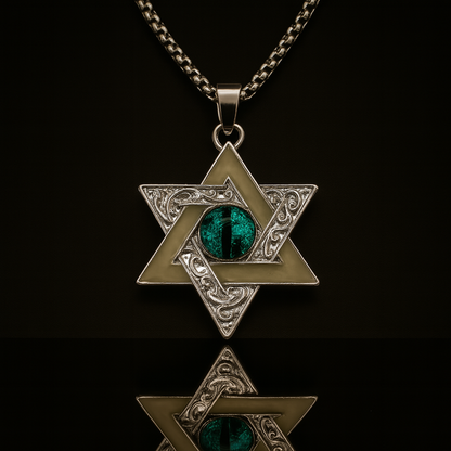 Nightglyphs Luminescent Sigil Pendant Necklace