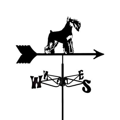 Schnauzer Dog Stainless Steel Weathervane