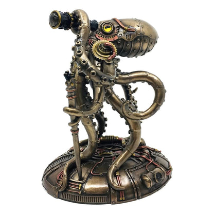 Steampunk Octopus Explorer Statue