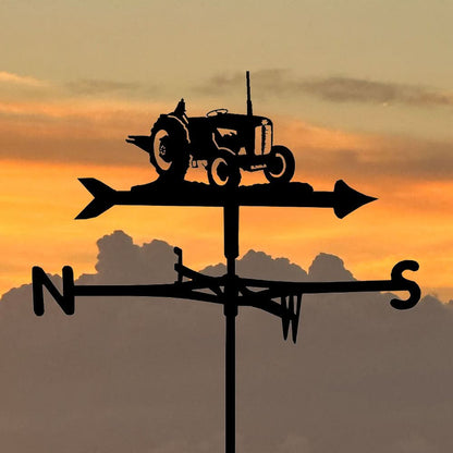 Tractor Farm Scene Stainless Steel Weathervane