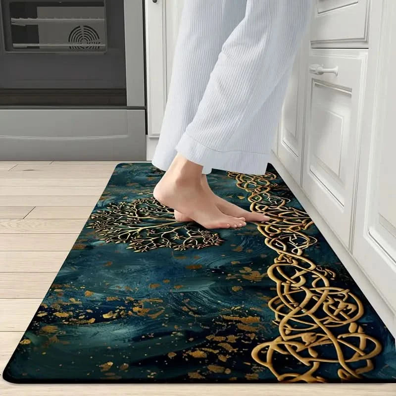 Tree of Life Non-Slip Floor Kitchen Mat