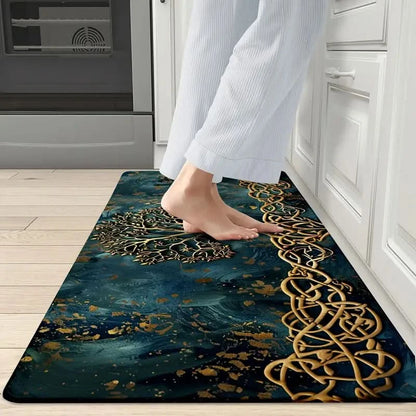 Tree of Life Non-Slip Floor Kitchen Mat